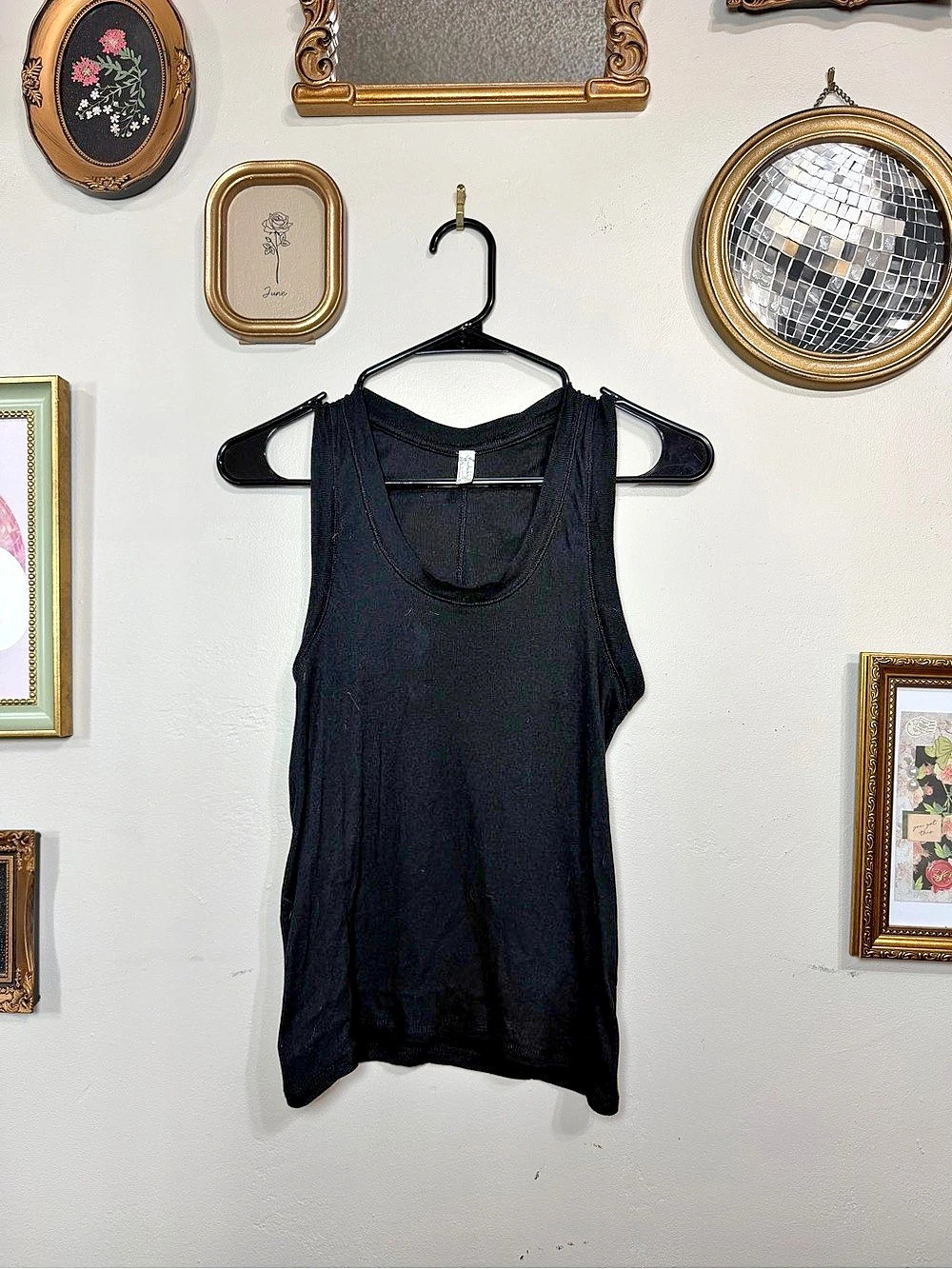 Free People Black Tank Top Size Medium